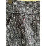 Express Tweed Mini Skirt with Pockets Blue Textured Casual Career Fall Normcore Blue Size 8 Photo 3