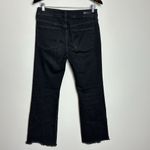Pilcro and the Letterpress Pilcro High‎ Rise Flare Washed Black Jeans Photo 5
