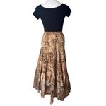 Inc international Concept Tiered Cotton Maxi Skirt, Sz M (Belt sold separately) Photo 3