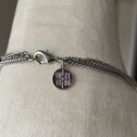 White House | Black Market Silver Black Tassel Long Necklace Photo 4