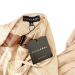 JLUXLABEL Tan One Shoulder Dress Sz M Photo 2