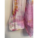 Anthropologie Pilcro Tie-Dye Button-up Shirt Women Small The Cate Classic  Pink Photo 3