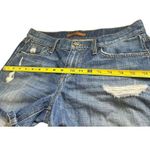 joe's jeans Joe’s Jeans Raw Edge Hem Frayed Distressed Denim Blue Jean Shorts Sz 27 Photo 5