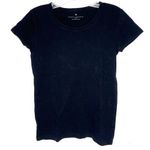 Banana Republic  Black Small Short Sleeve T-Shirt 87F Photo 0