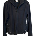 Adidas Full Zip Fleece Hoodie Jacket Black Activewear Outdoors Womens L Photo 0