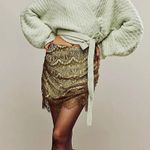 Free People NWT Martini Combo Zoey Lace High-Rise Scalloped Trim Mini Skirt 2 Photo 0