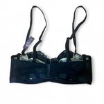 Adore Me Bra Sz 32B Nymphadora Black/Tan Lace Bustier Feminine Sexy Fairy Photo 3