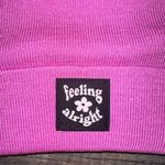 H&M NWOT Pink “Feeling Alright” Beanie Photo 1