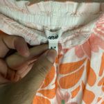 American Eagle Aerie Women's Pink Orange Floral Mini Skirt size M Photo 2