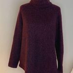 Michael Kors  Oversized, Chunky-Knit Turtleneck in Burgundy Photo 0