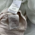 Rachel Zoe Smocked Smocked Neck Floral Chiffon & Base Tee XS Long Sleeve Classic Photo 3