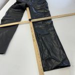 White Fox Boutique White Fox Pants Womens Medium‎ Black Faux Leather High Rise Photo 8