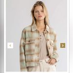 Umgee NWT  Brushed Twill Plaid Shacket Sz M Photo 1
