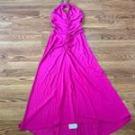 Veronica Beard chain-embellished ruched stretch-jersey halterneck maxi dress XS Photo 7