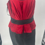 Camille La Vie Camille red and black dress‎ size 12 Length 32 pit to pit 19 Photo 0