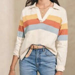 Faherty  Sunwashed Organic Cotton Slub Long Sleeve Tee Shirt SZ XS Photo 0