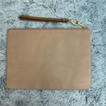 Fossil  Large Multicolor Wristlet Striped Tan Orange Red Cowhide Leather 10x7 Photo 1