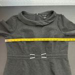 White House | Black Market Gray Collared Short Sleeve Career Sheath Dress 14 Photo 8
