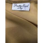 Pretty Good  Leopard Print Sheer Open Front Tie Beach Coverup Top - L Photo 4