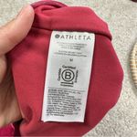 Athleta  Elation Velvet Tight Leggings Pull On High Rise Activewear Class Pink M Photo 10