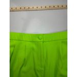 11 Honoré 11 Honore NWT Macy Wide Leg Pants 16 Neon Bright Green Pleats $130 Tailored Photo 11