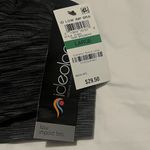 Ideology NWT  Crisscrossed Black Sports Bra Gray Sz Large Photo 1