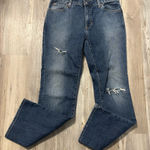 Gap  Women's Blue Boot Cut Stretch  Jeans size 4 ankle Photo 0