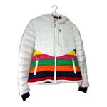 Perfect Moment Rainbow Chevron Down Ski Jacket Size Medium White Photo 13