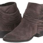 Vince Camuto {9} Saree Fringe Dark Gray Booties Photo 0