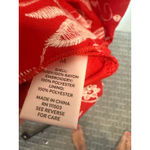 Westport  Red Embroidered Floral Sleeveless Halter‎ Dress - Summer Casual Party Photo 4