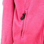 Adidas size medium climaproof warm pink full zip fleece jacket Photo 3