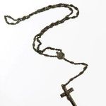 Vintage brass Queen of Heaven Rosary Photo 0