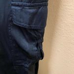 Young Fabulous and Broke Blue Satin Silky Cargo Joggers Size Small Photo 10