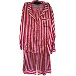 Show Me Your Mumu  Classic PJ Set in Peppermint Stripe XLarge New Womens Pajamas Photo 3