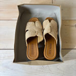 Steve Madden  NIB Sunkissed Raffia Platform Block Heel Sandals Size 8 Photo 1