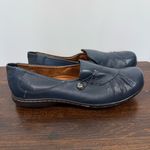 Rockport Cobb Hill Paulette Women's Slip On Leather Blue size 11 M ￼NWOT Tan Photo 4