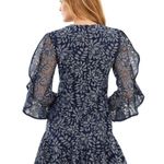 KEEPSAKE The Label
Engage Floral Lace Mini Dress Long Sleeve Navy Blue Small EUC Photo 3