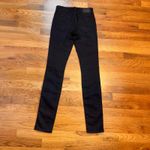 G-Star Raw 3301 Contour High Skinny Women’s 24 Black Dark Wash Distressed Jeans Photo 5