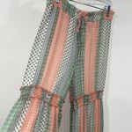 Wisteria Lane striped Wide Leg Pants Pink Size M Photo 2