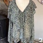 Topshop Ruffle Button Up Blouse Photo 1