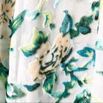 Simply Noelle  Flocked Kimono Teal green‎ Spring Pink Velvet OS Photo 1