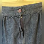 VINTAGE Ann Stevens New York Apron Skirt Size Small 26 inch waist Blue Photo 4