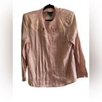 Vintage Suzelle set: pants + button Dow long sleeve shirt size 14 Photo 2