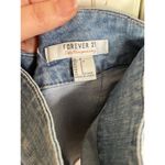 Forever 21  Blue Denim Mini Skirt Contemporary Zipper S P Photo 3