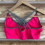 Just Be Neon strappy cross back sports bra size large Photo 7