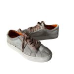 ZARA  Women Metallic Glitter Silver Lace Up Fashion Sneakers Size‎ EU 39 US 8 Photo 9