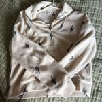 Pink Rose Half zip sweatshirt  Photo 0