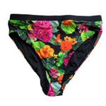 ANDIE swim the banded cheeky bottom black and pink floral women medium Photo 2