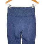 Aerie  Blue Mineral Wash Jogger Leggings Pockets Ribbed Women Size Medium Photo 5