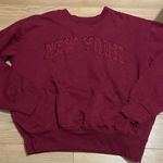 New York Popular maroon hoodie size small Red Photo 0